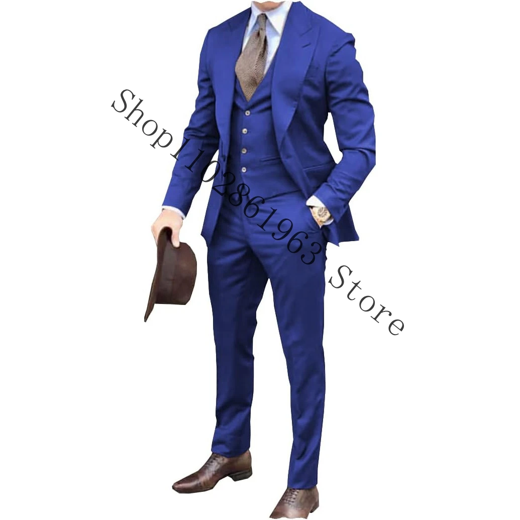 2023 New Arrival Wedding Suits For Men Slim Fit Peak Lapel 3 Pieces Male Suits Groom Tuxedos Blazer+Vest+Pants Costume Homme
2023 New Arrival Wedding Suits For Men Slim Fit Peak Lapel 3 Pieces Male Suits Groom Tuxedos Blazer+Vest+Pants Costume Homme