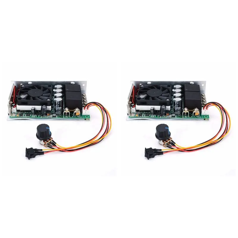 Rare 2X DC 10-50V Speed Controller 100A 3000W Programmable Reversible PWM Control Motor Speed Controller
Rare 2X DC 10-50V Speed Controller 100A 3000W Programmable Reversible PWM Control Motor Speed Controller