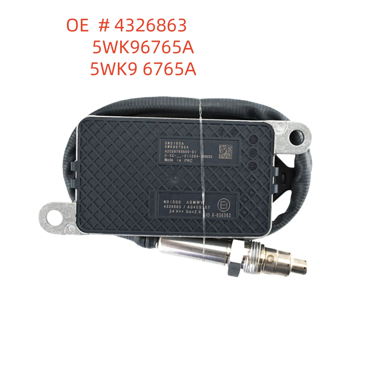 high quality new 4326863 5WK96765A 5WK9 6765A Nitrogen Oxide Sensor For Cummins VAN Truck
high quality new 4326863 5WK96765A 5WK9 6765A Nitrogen Oxide Sensor For Cummins VAN Truck