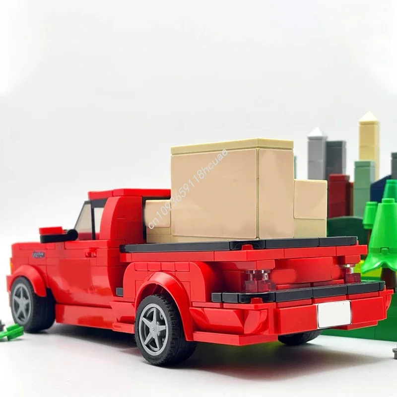 362pcs MOC Brian's Built Tough F-150 Lightning City Champion Supercar Building Blocks Christmas Asy-to-Start Friendly Gift
362pcs MOC Brian's Built Tough F-150 Lightning City Champion Supercar Building Blocks Christmas Asy-to-Start Friendly Gift