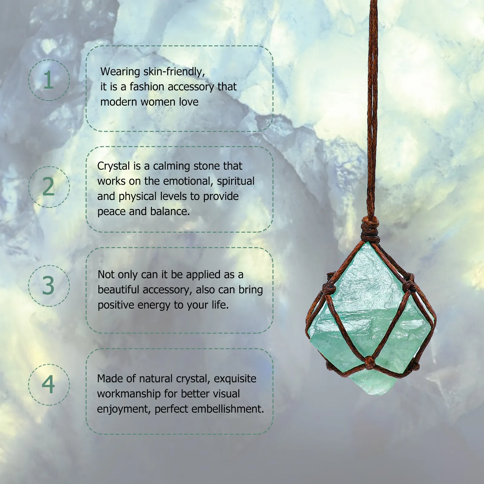 Кулон-ожерелье из зеленого флюорита, натуральный кристалл, необработанный камень, ювелирное изделие, обмотанное проволокой, с цепочкой, духовный подарок
Кулон-ожерелье из зеленого флюорита, натуральный кристалл, необработанный камень, ювелирное изделие, обмотанное проволокой, с цепочкой, духовный подарок