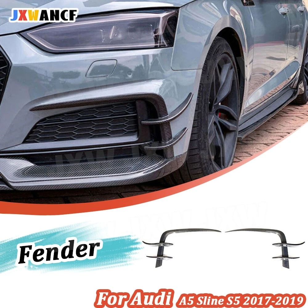 JXWANCF Real Carbon Fiber Front Bumper Air Vent Molding Trim for Audi A5 Sline S5 2017-2019 FRP Front Fender FRP Car Accessories
JXWANCF Real Carbon Fiber Front Bumper Air Vent Molding Trim for Audi A5 Sline S5 2017-2019 FRP Front Fender FRP Car Accessories