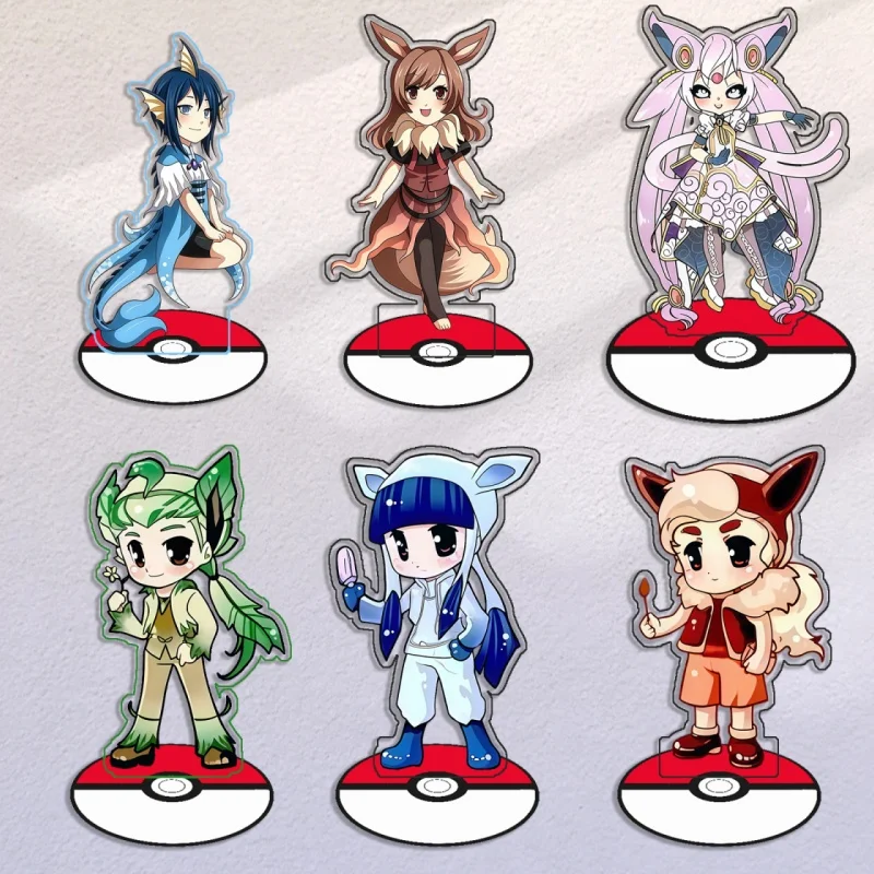 Recycled Acrylic Standees for Pokemon Vaporeon Flareon Espeon Leafeon Desk Decoration Decorative Creativity Cute Gift 15cm
Recycled Acrylic Standees for Pokemon Vaporeon Flareon Espeon Leafeon Desk Decoration Decorative Creativity Cute Gift 15cm