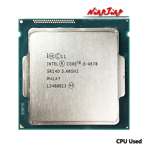 Intel Core i5-4670 i5 4670 3.4 GHz Used Quad-Core CPU  6M 84W LGA 1150