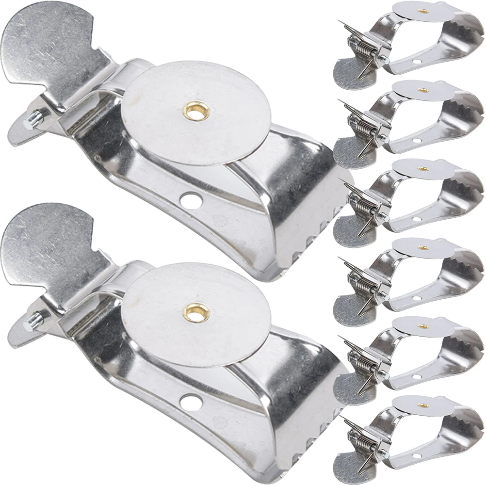 8 Pcs Curtain Clips Stainless Steel Iron Strong Clamping Force Suitable Various Curtains Drapery Holder Tiebacks Accessories
8 Pcs Curtain Clips Stainless Steel Iron Strong Clamping Force Suitable Various Curtains Drapery Holder Tiebacks Accessories