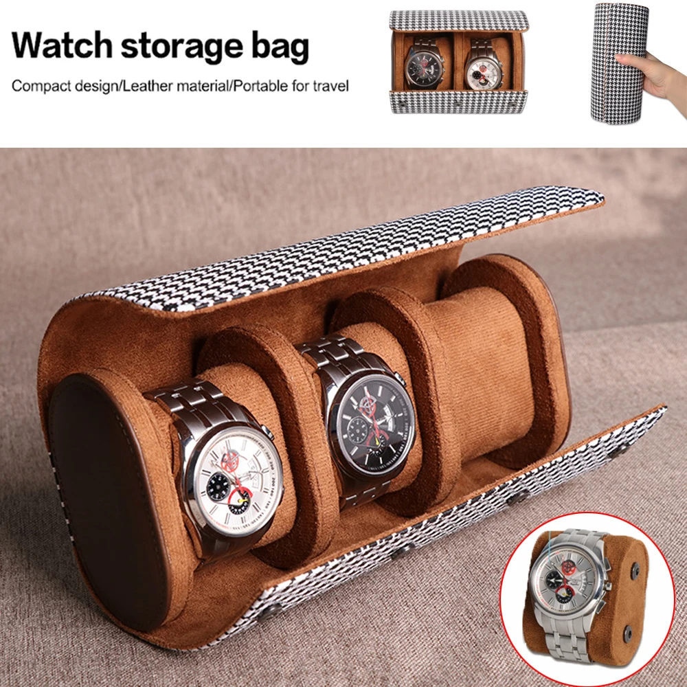 Watch Storage Organizer Genuine Leather Roll 1 2 3 Slots Travel Watch Case for Men Women
Watch Storage Organizer Genuine Leather Roll 1 2 3 Slots Travel Watch Case for Men Women