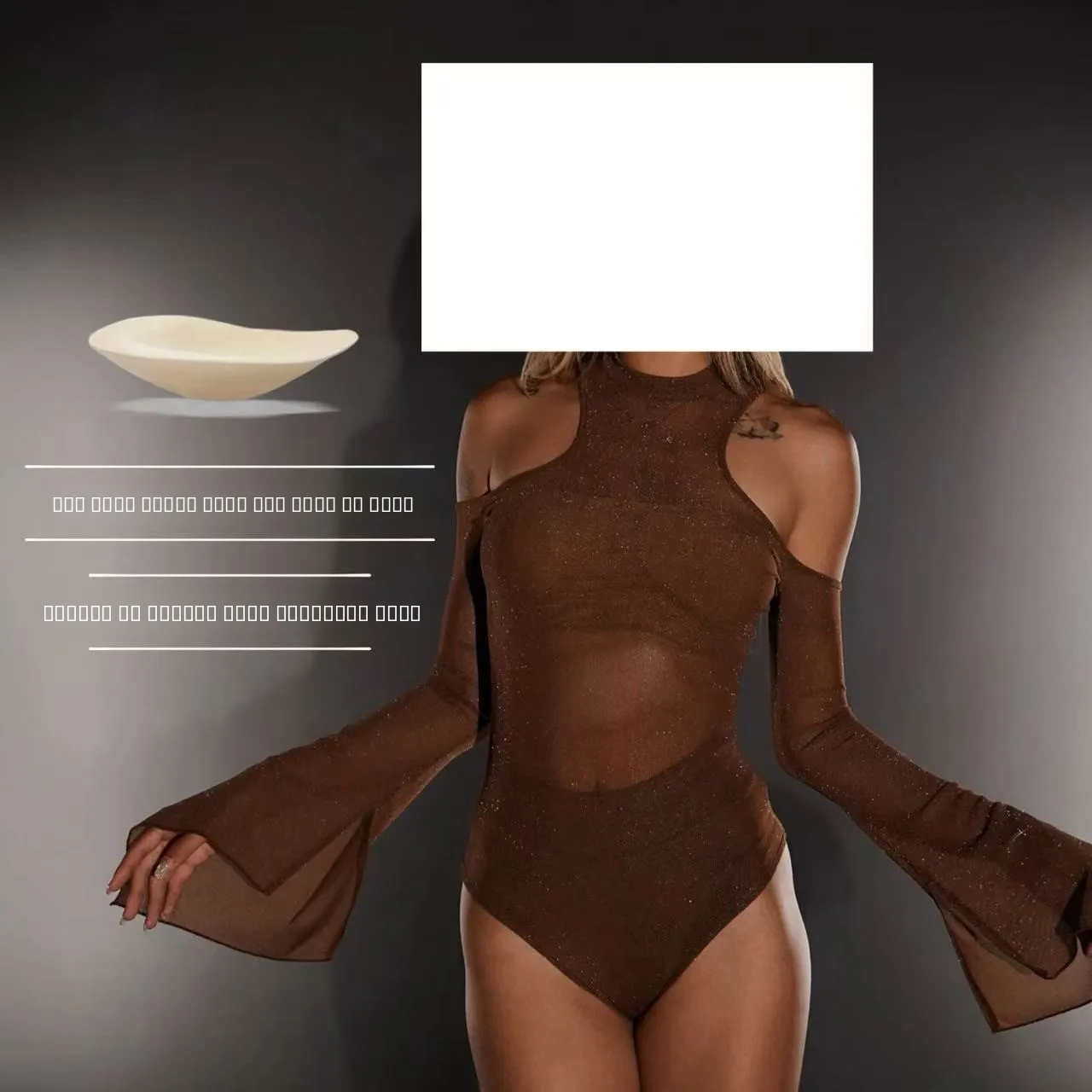 Цельный костюм-комбинезон с ультрадлинными рукавами, блестящий, с открытыми плечами, шелковый топ для танцев, создающий эффект удлинения ног
Цельный костюм-комбинезон с ультрадлинными рукавами, блестящий, с открытыми плечами, шелковый топ для танцев, создающий эффект удлинения ног