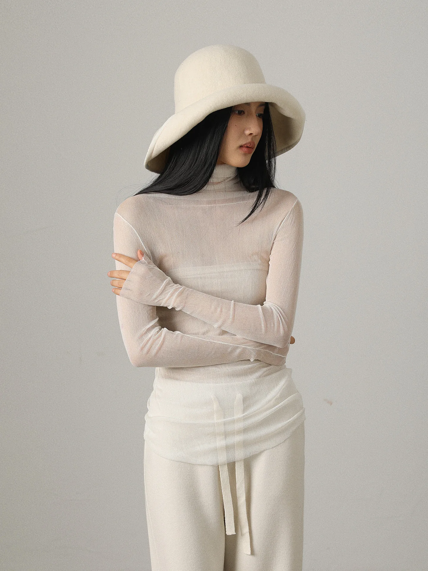 Vimore женский облегающий шелковый топ с высоким воротником и многослойным эффектом Акуу, длинный вязаный свитер свера для поездок на работу, чистый цвет
Vimore женский облегающий шелковый топ с высоким воротником и многослойным эффектом Акуу, длинный вязаный свитер свера для поездок на работу, чистый цвет