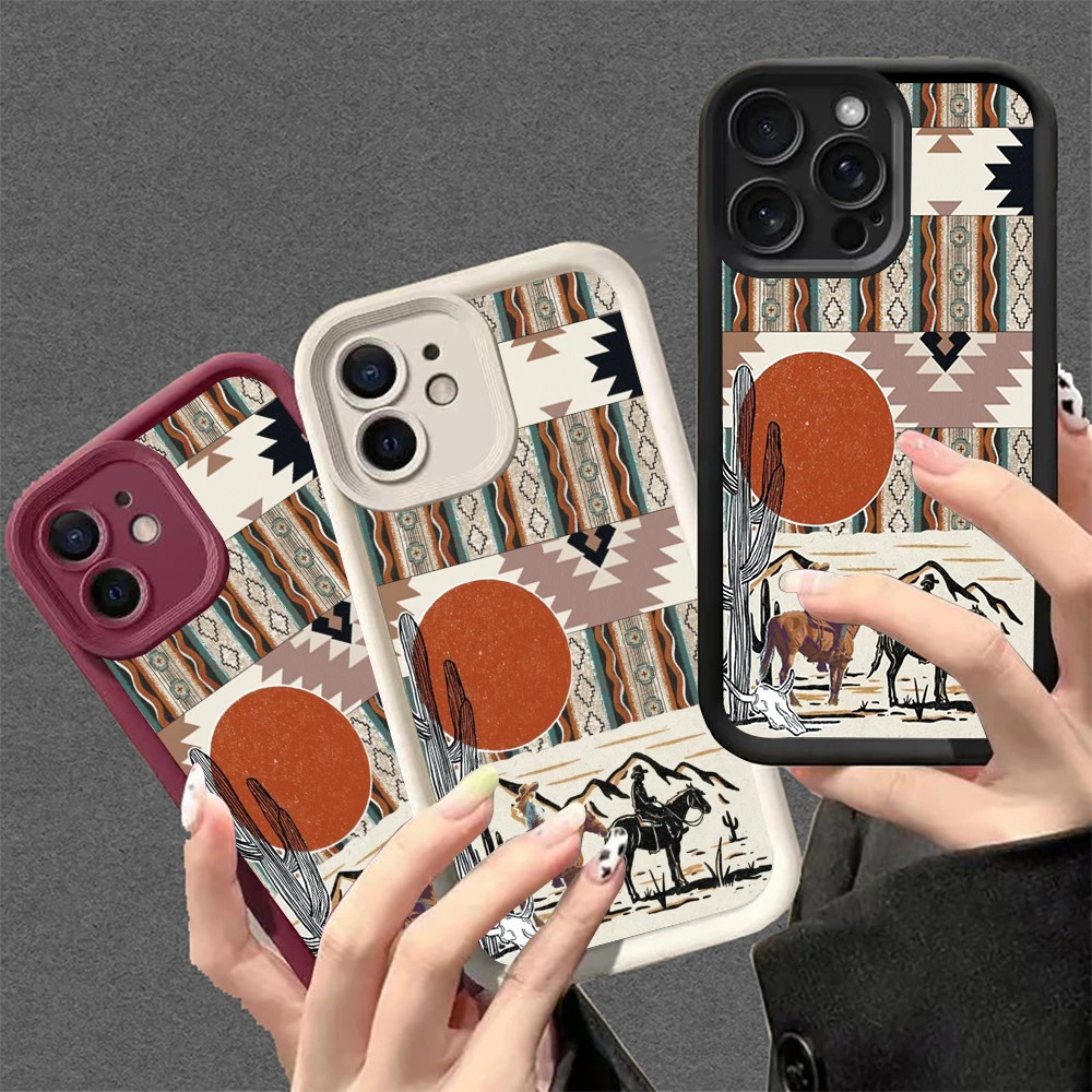 Western Cowboy Desert Cactus Vivid Pattern Phone Case, Anti Shock Hard Case Suitable for iPhone16 15 14 13 12 11 Pro Max Pro
Western Cowboy Desert Cactus Vivid Pattern Phone Case, Anti Shock Hard Case Suitable for iPhone16 15 14 13 12 11 Pro Max Pro