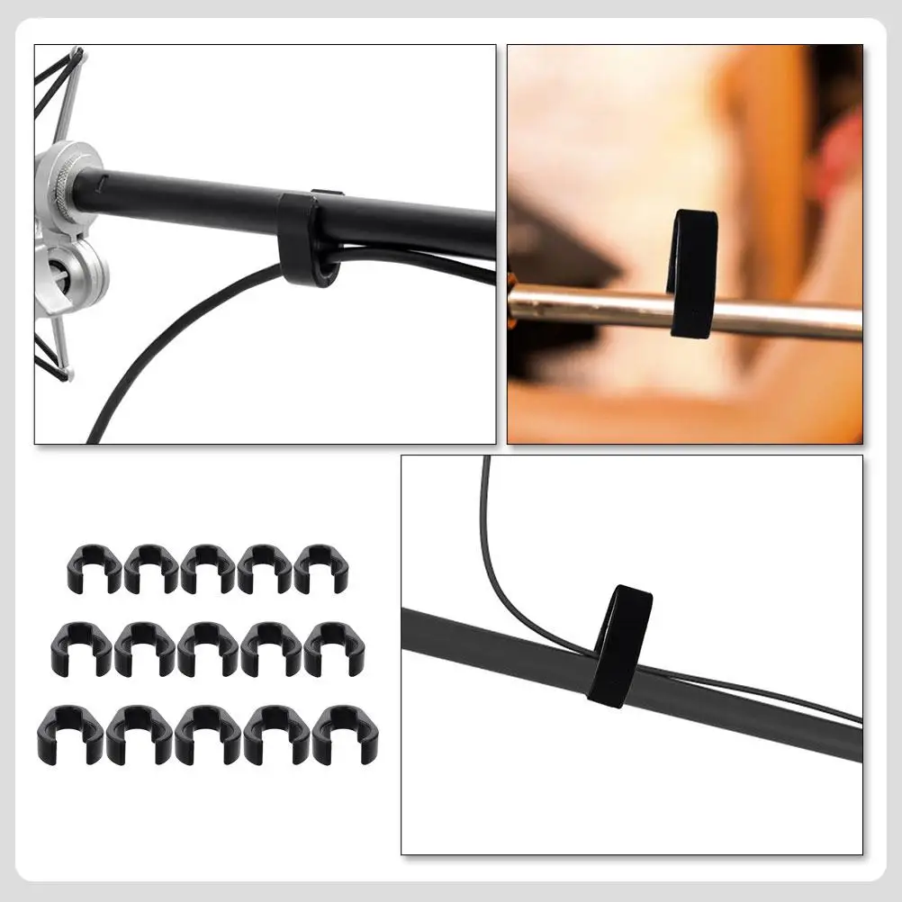 15pcs Microphone Microphone Clips For St s for St s Durable Plastic Cable ganizer Flexible Storage Accessories
15pcs Microphone Microphone Clips For St s for St s Durable Plastic Cable ganizer Flexible Storage Accessories