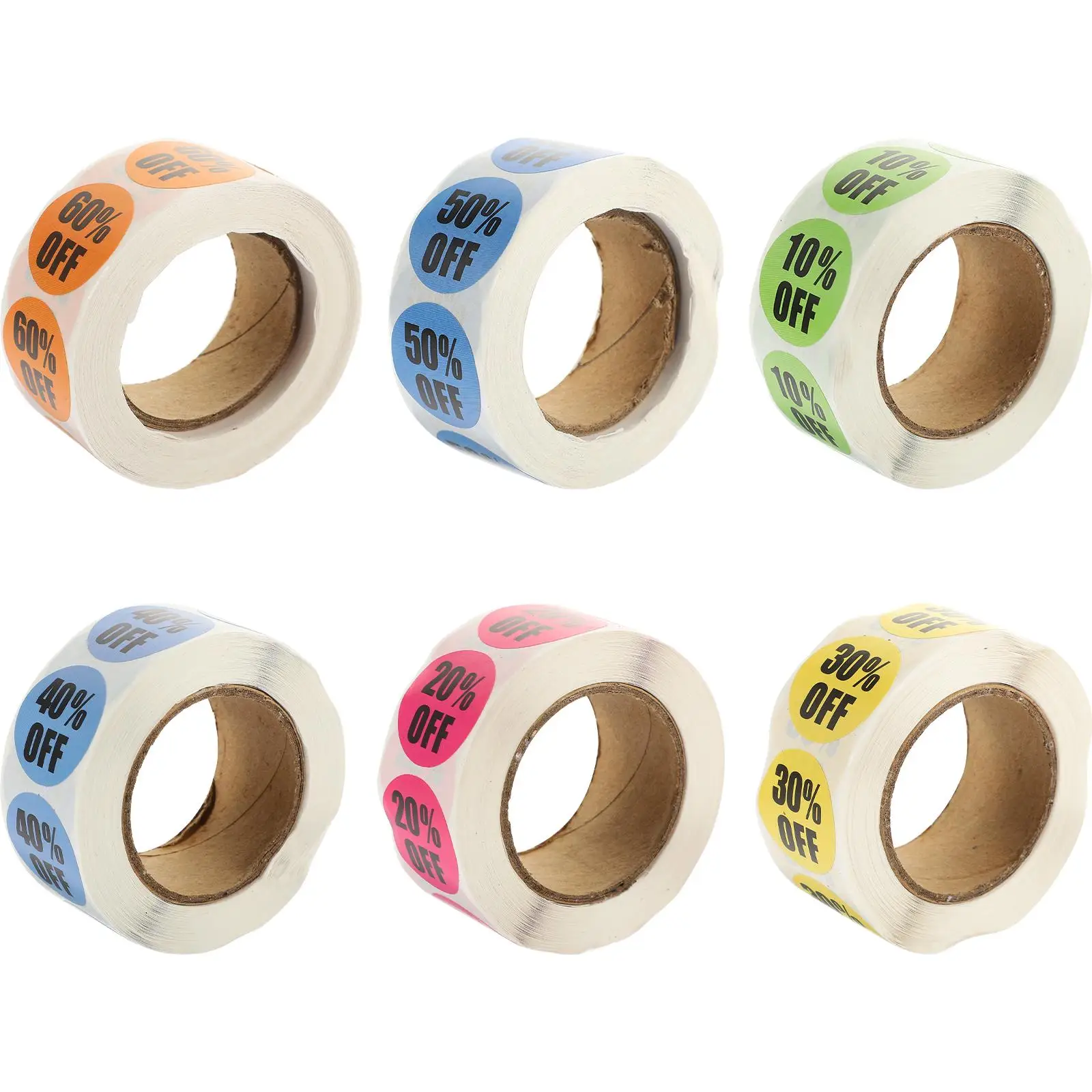 6 Rolls Self Adhesive Paper Labels Circle Removable Sale Stickers for Retail Store Small Business Supermarket Price Tags Decals
6 Rolls Self Adhesive Paper Labels Circle Removable Sale Stickers for Retail Store Small Business Supermarket Price Tags Decals