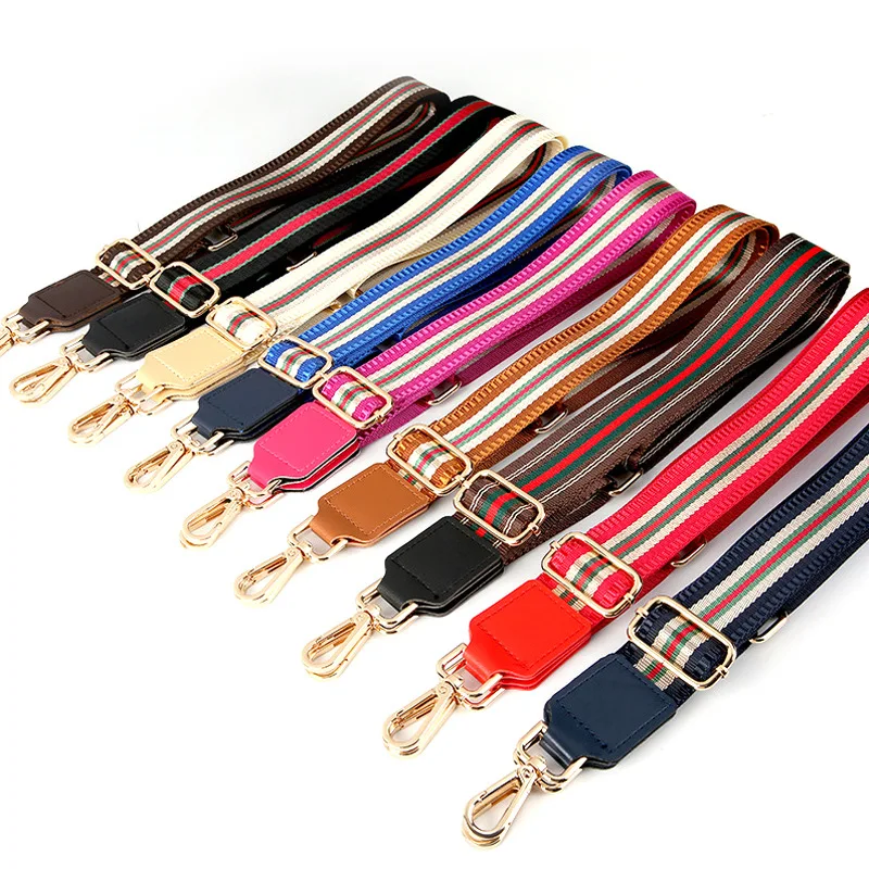 Fashion New Multi-color Women's Bag Replacement Accessories Contrasting Stripes Versatile Bag Shoulder Strap Backpack Strap
Fashion New Multi-color Women's Bag Replacement Accessories Contrasting Stripes Versatile Bag Shoulder Strap Backpack Strap