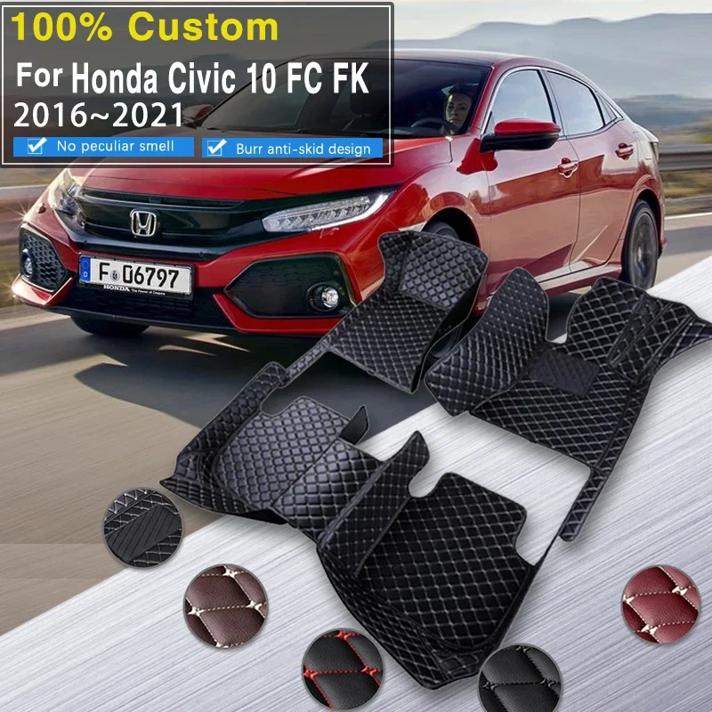 Качественные автомобильные коврики RHD для Honda Civic X 10 FC FK 2016 ~ 2021 Коврики Кожаные напольные коврики Ковры Детали интерьера Водонепроницаемая накладка для автомобиля
Качественные автомобильные коврики RHD для Honda Civic X 10 FC FK 2016 ~ 2021 Коврики Кожаные напольные коврики Ковры Детали интерьера Водонепроницаемая накладка для автомобиля