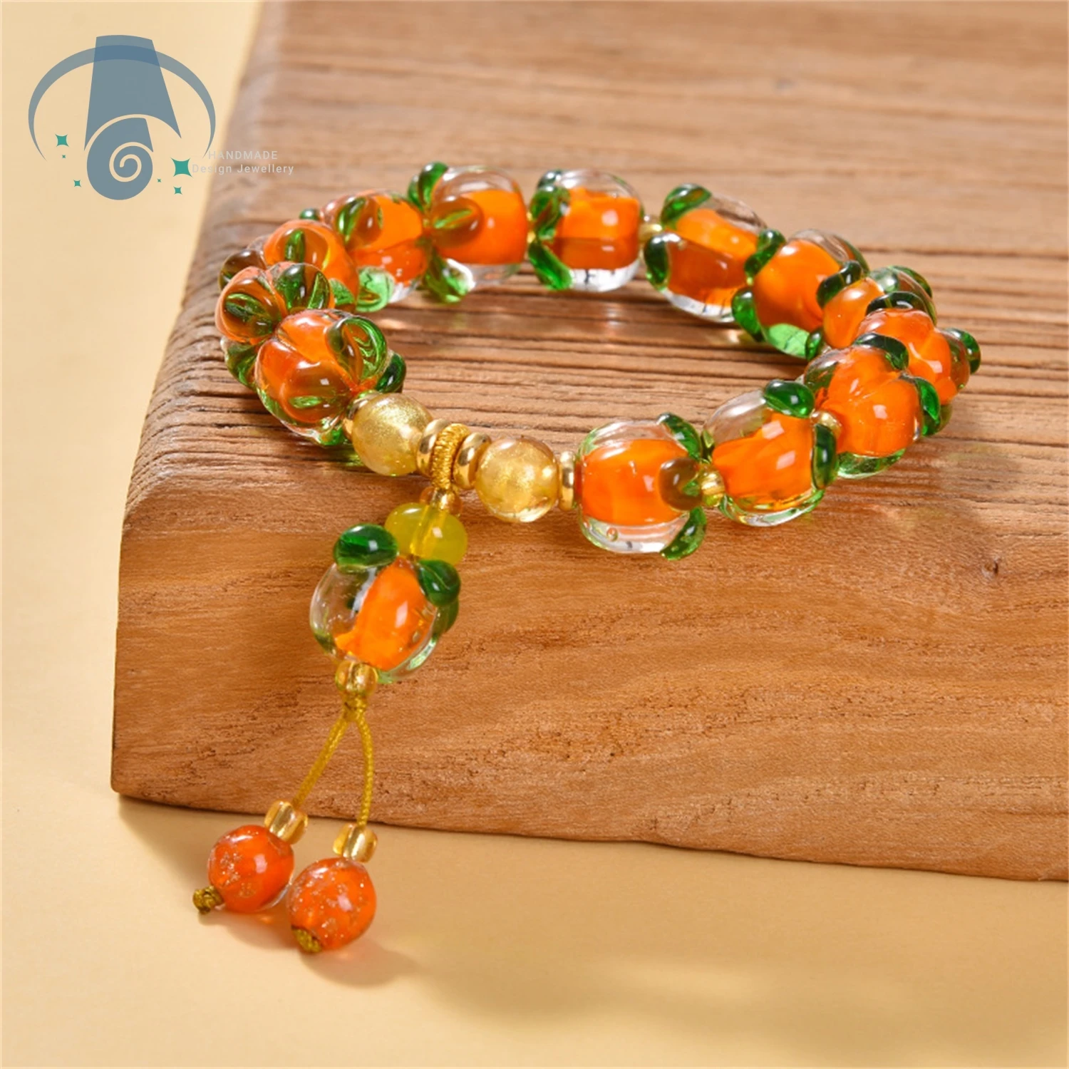 Persimmon Style Glass Bead Bracelet for Women Handmade Lucky Charm Jewelry Wish Fulfillment Good Fortune Creative Present
Persimmon Style Glass Bead Bracelet for Women Handmade Lucky Charm Jewelry Wish Fulfillment Good Fortune Creative Present