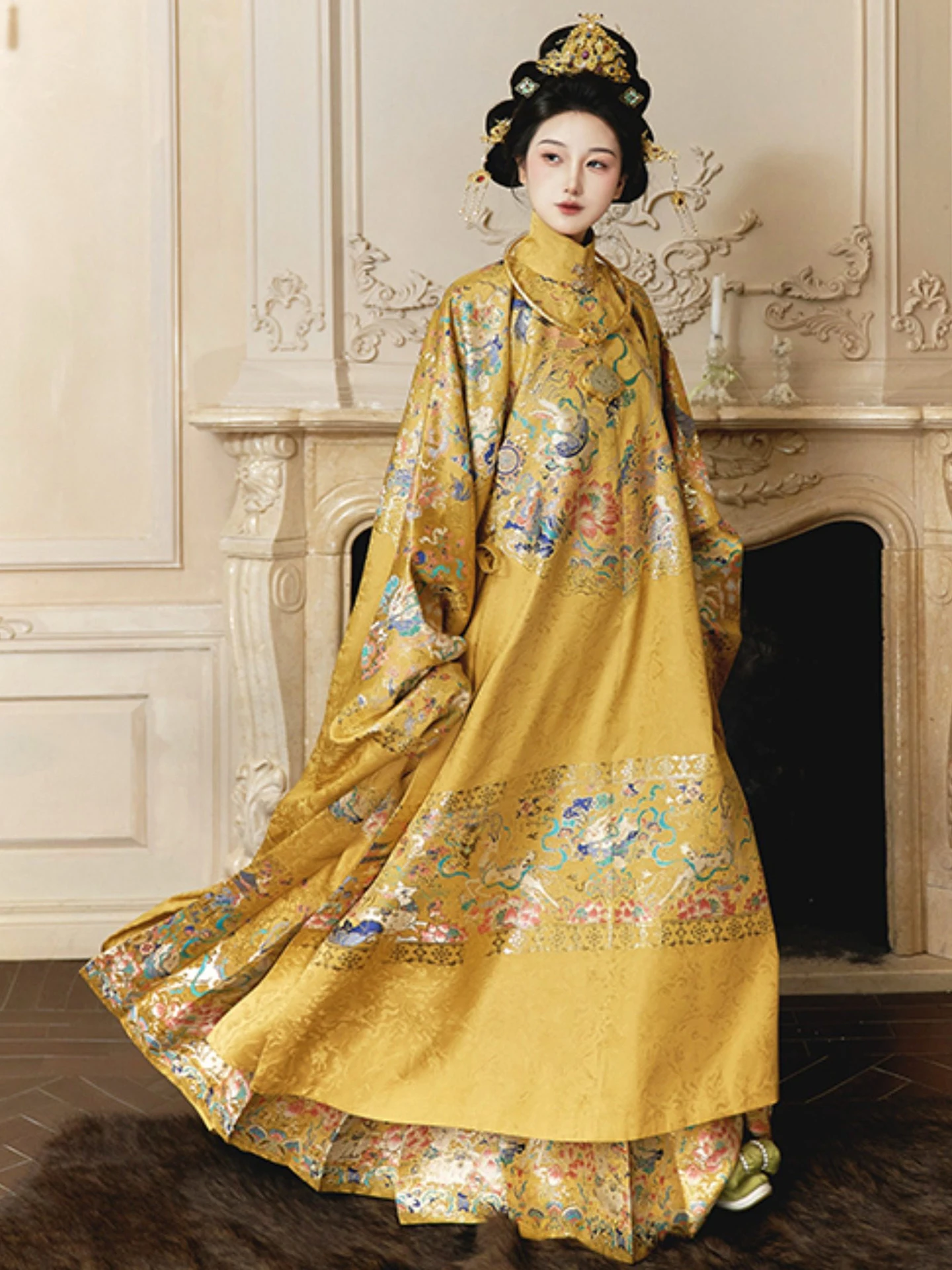 Donghua Style Hanfu Skirt Zhi Jin Ma Face Design Traditional Chinese Culture High Waist A-Line Skirt Polyester Fiber
Donghua Style Hanfu Skirt Zhi Jin Ma Face Design Traditional Chinese Culture High Waist A-Line Skirt Polyester Fiber
