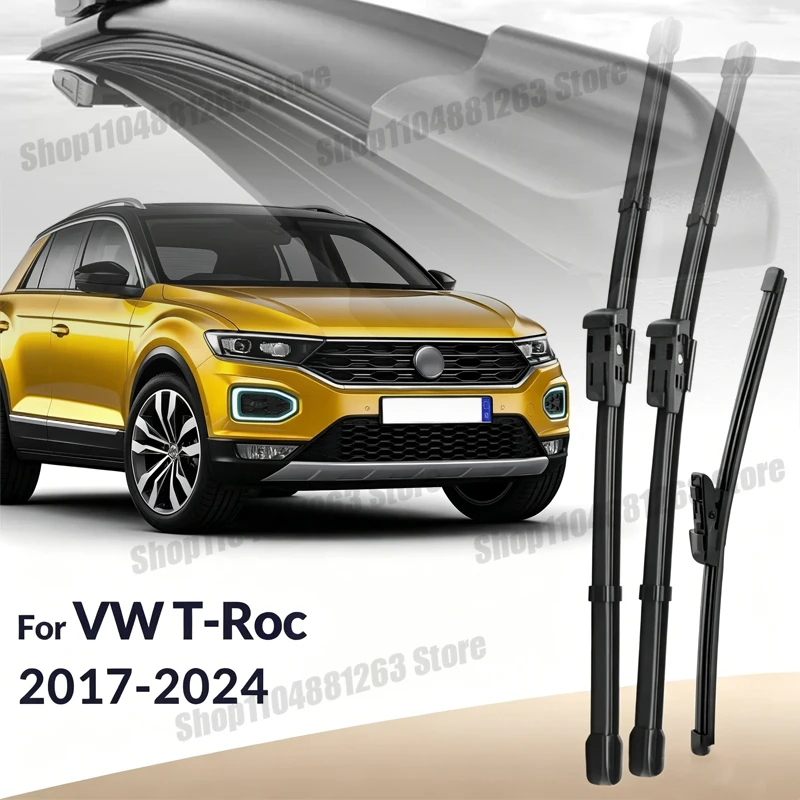 Front&Rear Wiper Blades For Volkswagen VW T-Roc 2017-2024 2018 2019 2020 Wiper Windshield Windscreen Window Brushes 26"+20"+13"
Front&Rear Wiper Blades For Volkswagen VW T-Roc 2017-2024 2018 2019 2020 Wiper Windshield Windscreen Window Brushes 26"+20"+13"