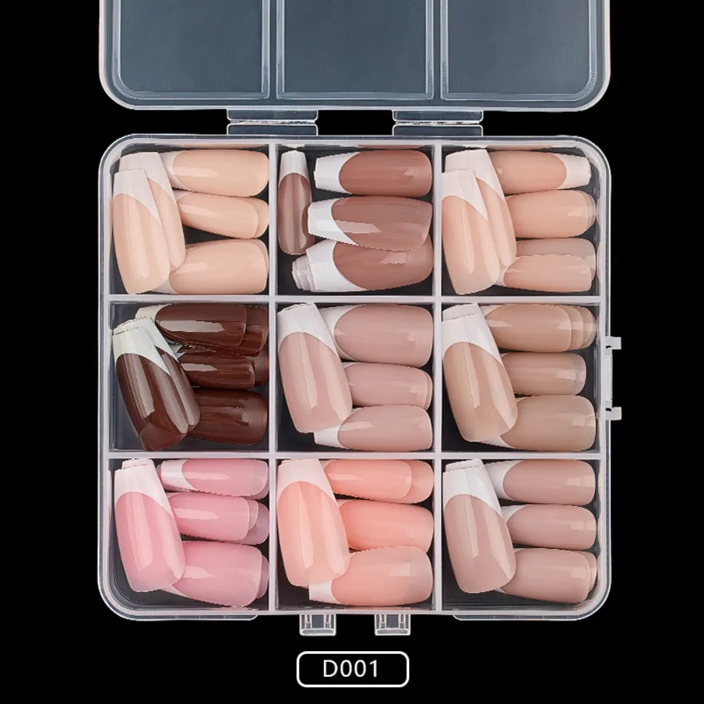 108pcs New Mixed Color French False Nail Pink Convenient Finished Wearing Fake Nail Full Cover Almond Coffin Press On Nails DIY
108pcs New Mixed Color French False Nail Pink Convenient Finished Wearing Fake Nail Full Cover Almond Coffin Press On Nails DIY