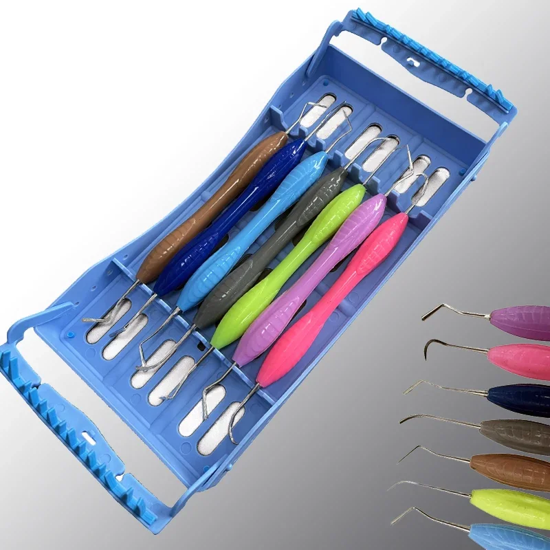 Набор шпателей для наполнения стоматологической композитной смолы, 7 шт., с коробкой для размещения для эстетического реставрации и наполнителя
Набор шпателей для наполнения стоматологической композитной смолы, 7 шт., с коробкой для размещения для эстетического реставрации и наполнителя