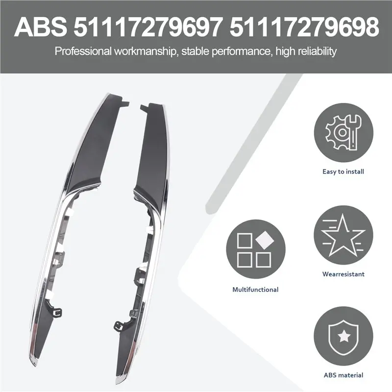Front Bumper Fog Light Cover Trim Chrome For BMW 3 Series F30 F35 2021-2015 Accessories- Part Numbers 51117279697 51117279698-N3
Front Bumper Fog Light Cover Trim Chrome For BMW 3 Series F30 F35 2021-2015 Accessories- Part Numbers 51117279697 51117279698-N3