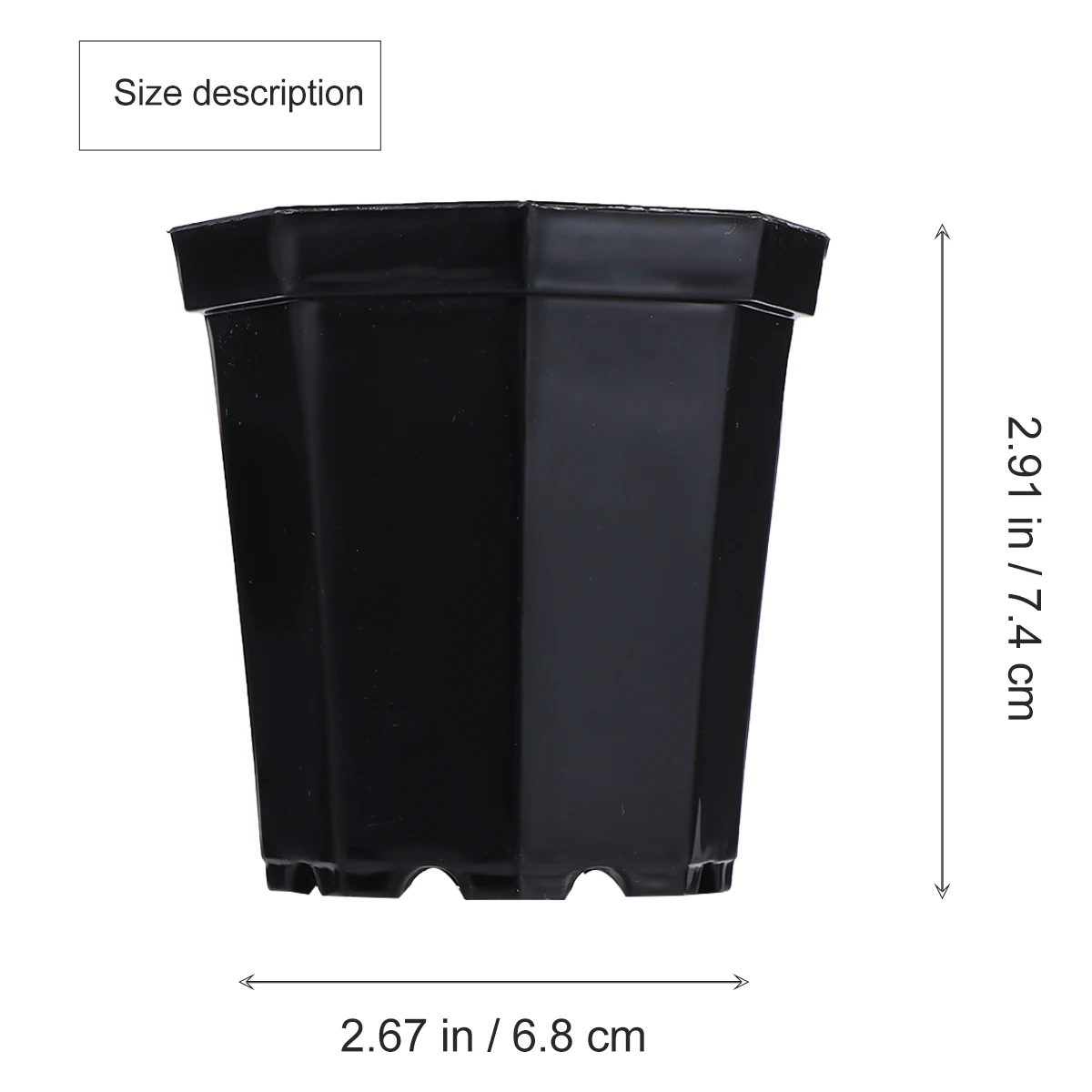 20 Pcs Plastic Flower Pot Planters for Indoor Succulents Cactus Violet Octagonal Durable Breathable Home Balcony
20 Pcs Plastic Flower Pot Planters for Indoor Succulents Cactus Violet Octagonal Durable Breathable Home Balcony