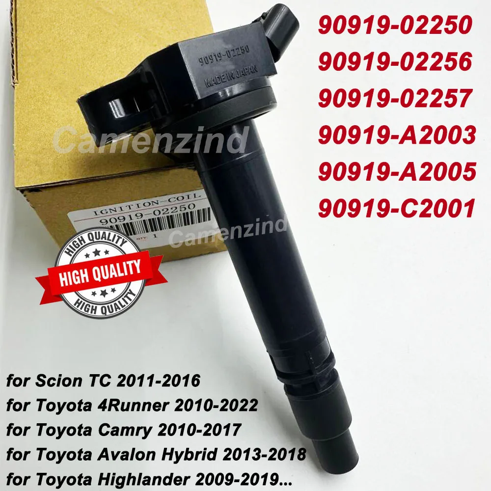 Катушка зажигания для DENSO Toyota Lexus I4 V6 V8 OEM 90919-02250 90919-A2005 673-1309 90919-02256 90919-A2003 9091902250 UF507
Катушка зажигания для DENSO Toyota Lexus I4 V6 V8 OEM 90919-02250 90919-A2005 673-1309 90919-02256 90919-A2003 9091902250 UF507