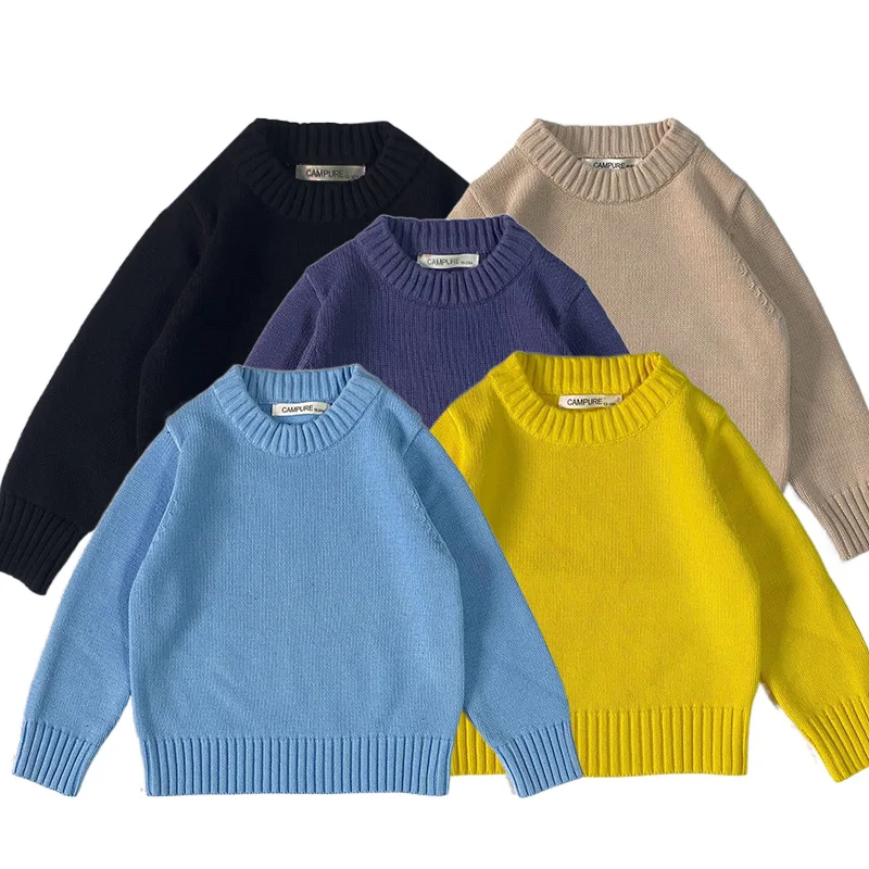 Autumn Children Sweaters Kids Knit Wear Kids Knitting Pullovers Tops Winter Baby Girl Boy Clothes Cotton Long Sleeve Knitwear
Autumn Children Sweaters Kids Knit Wear Kids Knitting Pullovers Tops Winter Baby Girl Boy Clothes Cotton Long Sleeve Knitwear