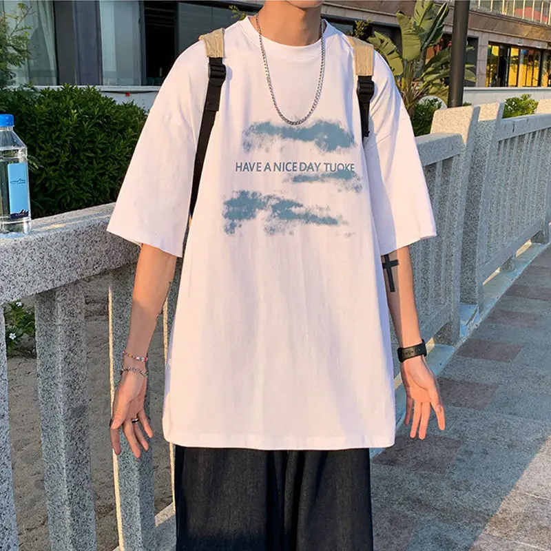 1pcs Mans Loose T-Shirt Mens Summer Short Sleeve Tee Comfort Males Fashion Printing Top Boys Girls Casual Round Neck T Shirts
1pcs Mans Loose T-Shirt Mens Summer Short Sleeve Tee Comfort Males Fashion Printing Top Boys Girls Casual Round Neck T Shirts