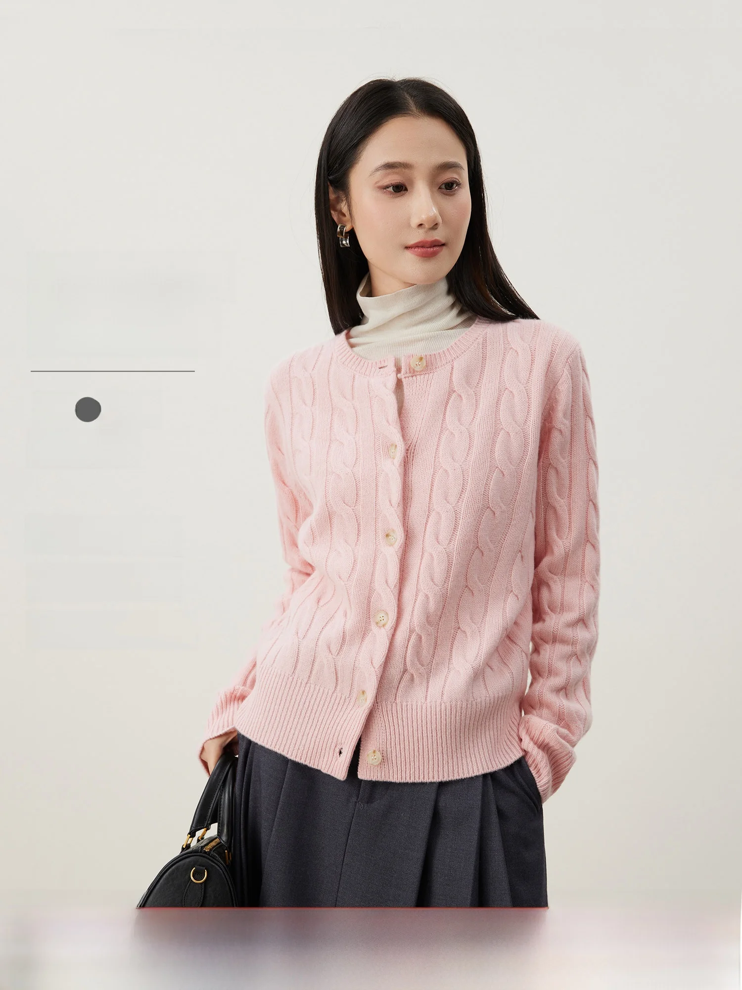 Ele Soft Wool Knitted Open Cardigan Women's round Ne Long Sve Thiened ort Length Coat Sli Faion Trend
Ele Soft Wool Knitted Open Cardigan Women's round Ne Long Sve Thiened ort Length Coat Sli Faion Trend