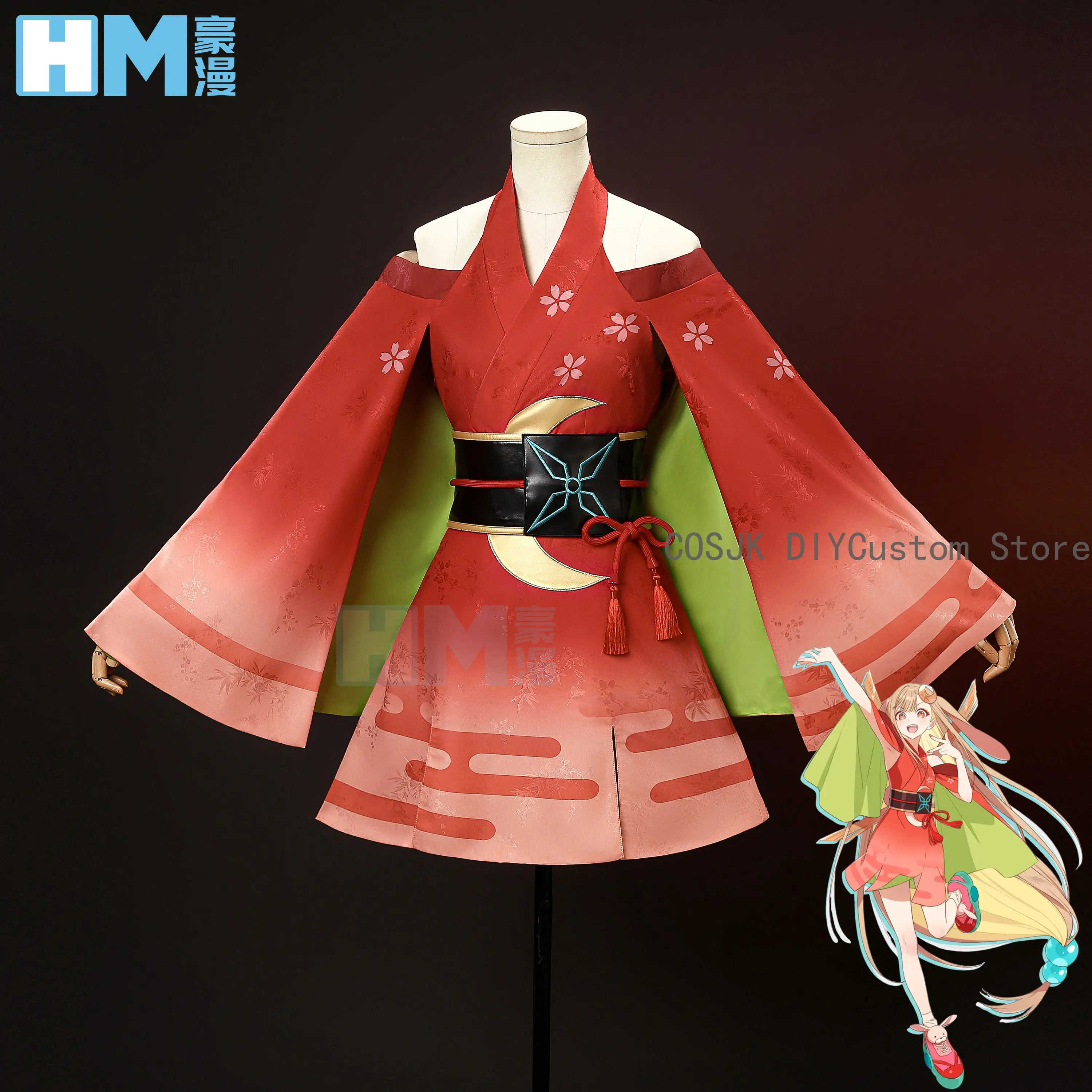 Anime Cosmic Princess Kaguya! Kaguya Cosplay Costume Japan Kimono Dress Halloween Women Carnival Party Full Set Wig Role Play
Anime Cosmic Princess Kaguya! Kaguya Cosplay Costume Japan Kimono Dress Halloween Women Carnival Party Full Set Wig Role Play