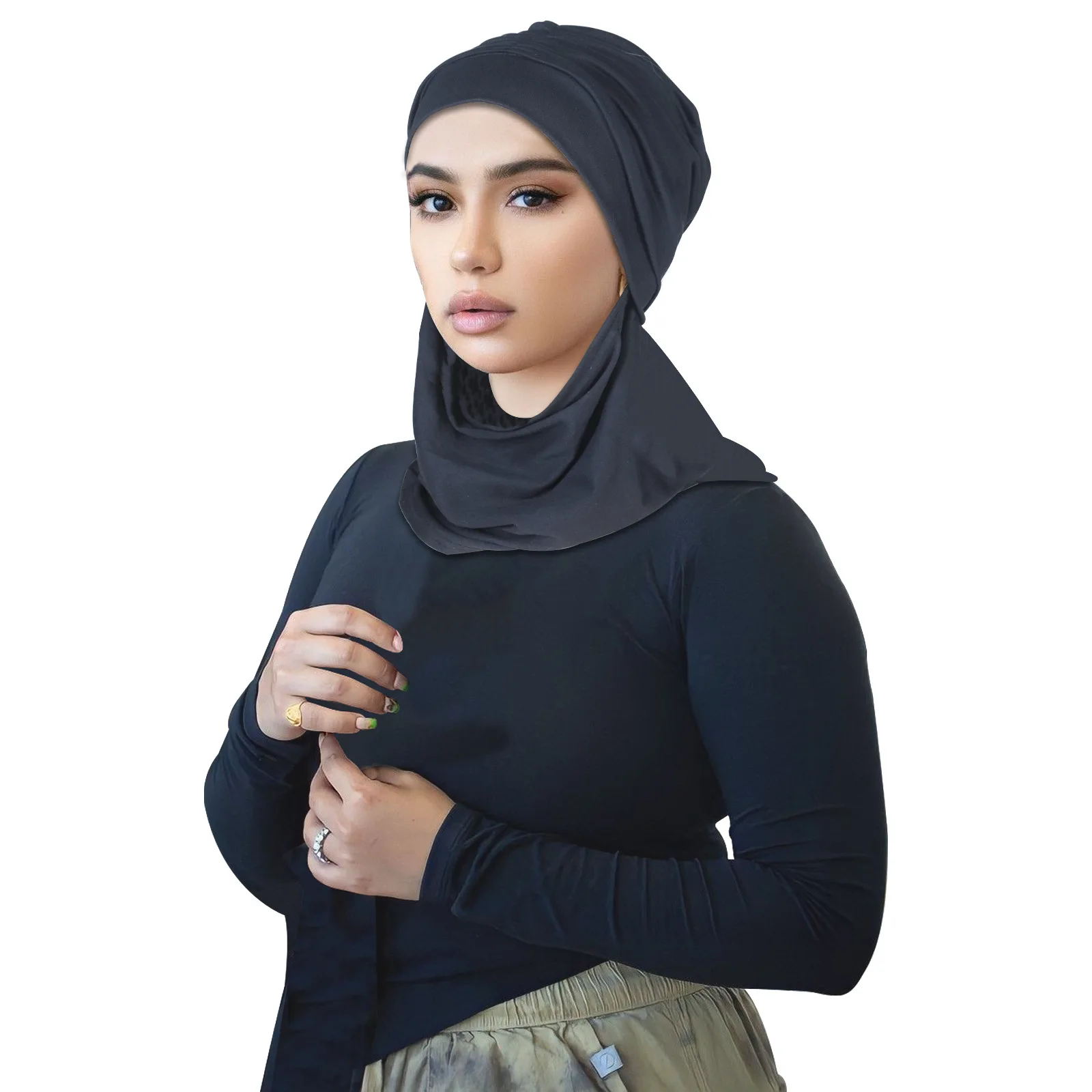 Muslim Instant Turban Hijab Solid Color Stretchy Inner Hijab Cap Head Neck Cover Ready To Wear Head Scarf Under Hijab Bonnet
Muslim Instant Turban Hijab Solid Color Stretchy Inner Hijab Cap Head Neck Cover Ready To Wear Head Scarf Under Hijab Bonnet