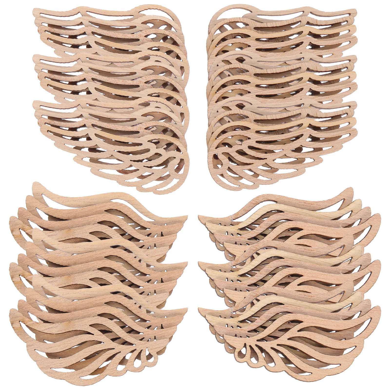 100Pcs Blank Wooden Angel Wing Cutouts Rustic Unpainted Wood Slices for DIY Christmas Decor Crafts Photo Props Centerpieces
100Pcs Blank Wooden Angel Wing Cutouts Rustic Unpainted Wood Slices for DIY Christmas Decor Crafts Photo Props Centerpieces