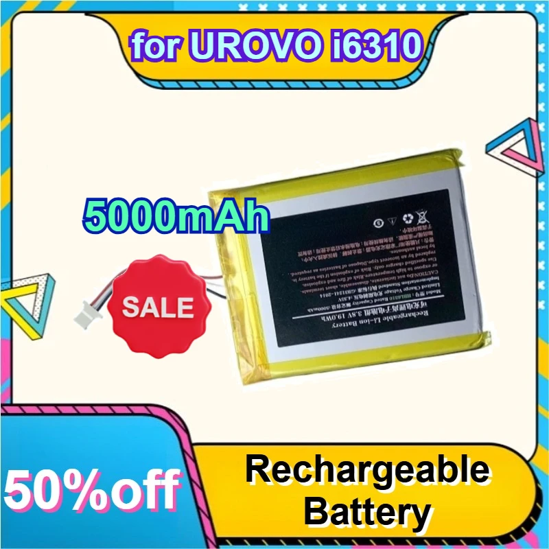 Battery for UROVO i6310 Handheld Terminal Scanner Express PDA
Battery for UROVO i6310 Handheld Terminal Scanner Express PDA