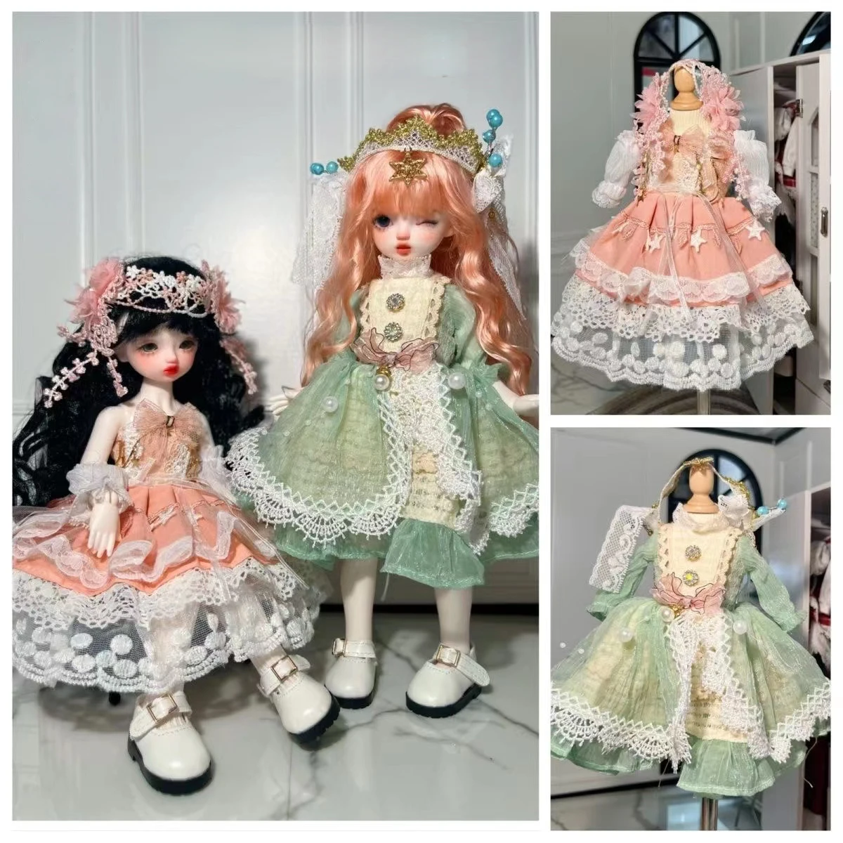 New 1/6 BJD Dress Fashion Doll Clothes Fit 30CM BJD Doll Blythes OB24 DIY Doll Accessories For Girl Gift Dress Up Doll
New 1/6 BJD Dress Fashion Doll Clothes Fit 30CM BJD Doll Blythes OB24 DIY Doll Accessories For Girl Gift Dress Up Doll