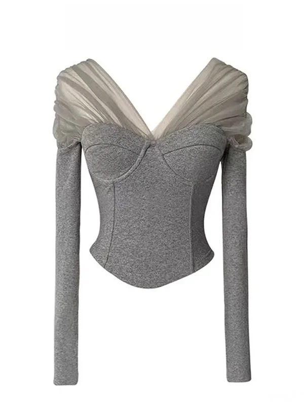 Женская облегающая майка V-Ne Long Sve Me в стиле пэчворк, базовая модель Pure Desire, корейский стиль, для повседневной носки
Женская облегающая майка V-Ne Long Sve Me в стиле пэчворк, базовая модель Pure Desire, корейский стиль, для повседневной носки