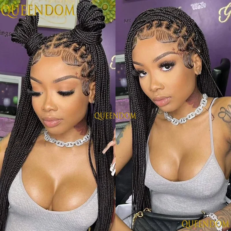 36-дюймовый синтетический парик, полные кружевные парики для чернокожих женщин, косичка без узлов, HD, кружевные парики, косички, черный парик на продажу
36-дюймовый синтетический парик, полные кружевные парики для чернокожих женщин, косичка без узлов, HD, кружевные парики, косички, черный парик на продажу