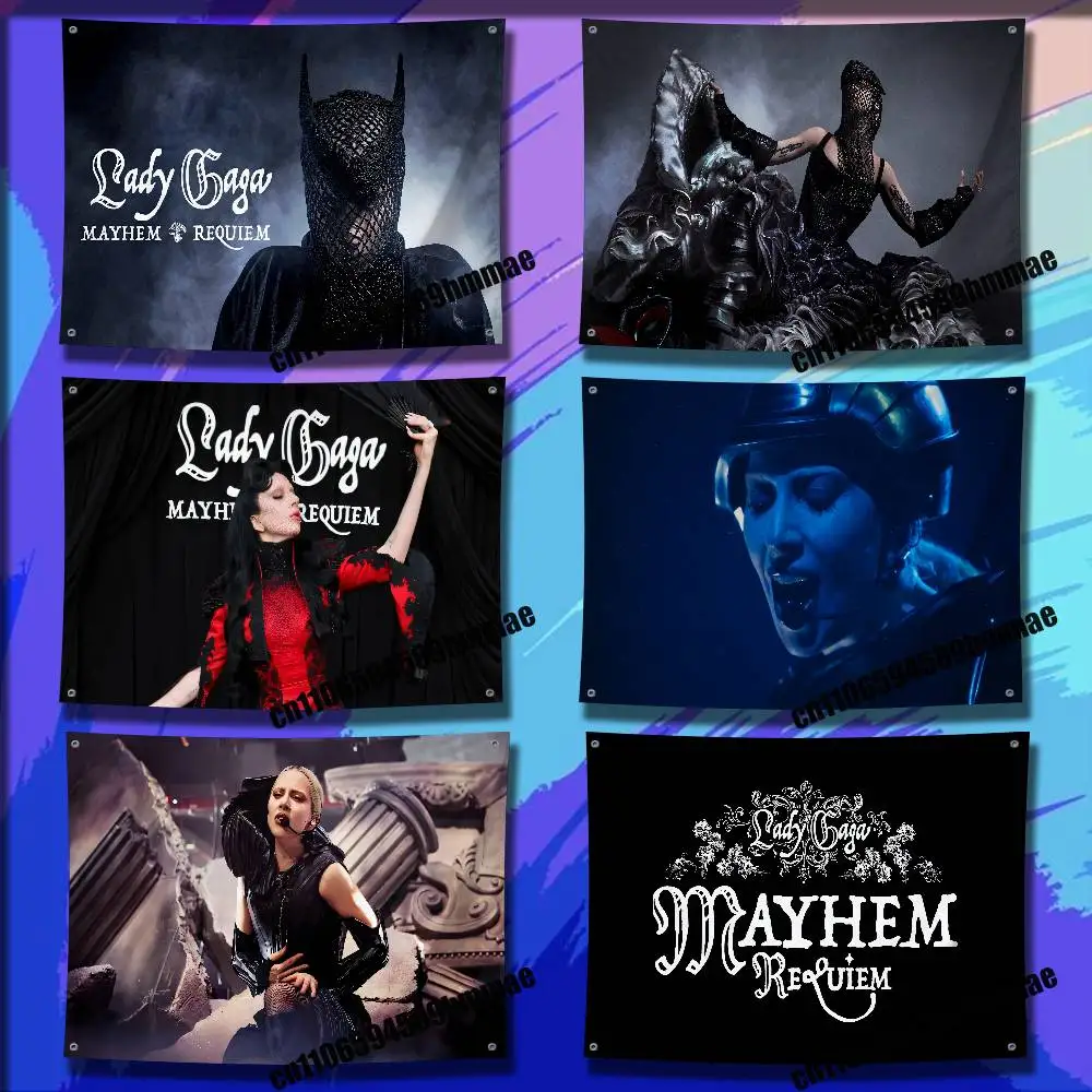 For L-Lady Gaga MAYHEM Requiem Flag 50*70cm 60*90cm 80*120cm 100*150cm 150*200cm Camp Wall Banner Tapestry Cover
For L-Lady Gaga MAYHEM Requiem Flag 50*70cm 60*90cm 80*120cm 100*150cm 150*200cm Camp Wall Banner Tapestry Cover