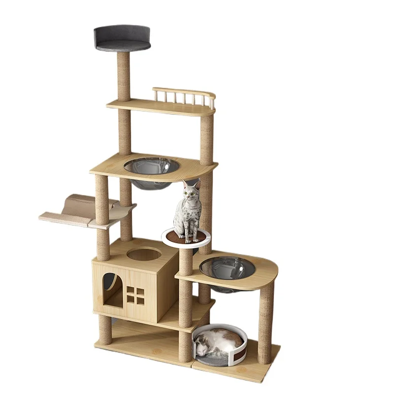 climbing frame nest tree integrated, universal cat supplies for all seasons, space capsule, big cat shelf.
climbing frame nest tree integrated, universal cat supplies for all seasons, space capsule, big cat shelf.