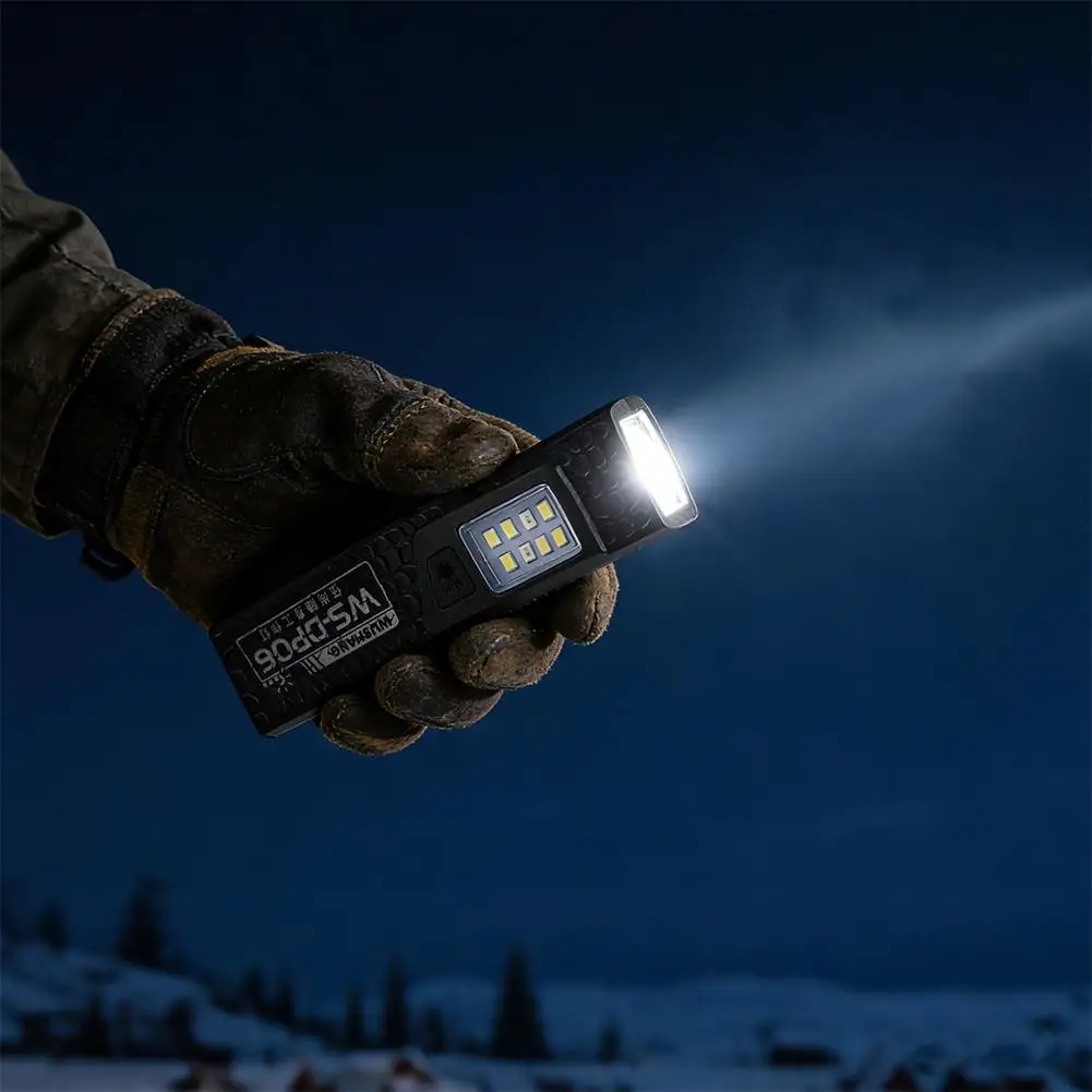 Mini Portable Rechargeable LED Torch Light, Waterproof Outdoor Work Pocket Flashlight with Magnetic Grip, Compact LED Flashlight
Mini Portable Rechargeable LED Torch Light, Waterproof Outdoor Work Pocket Flashlight with Magnetic Grip, Compact LED Flashlight