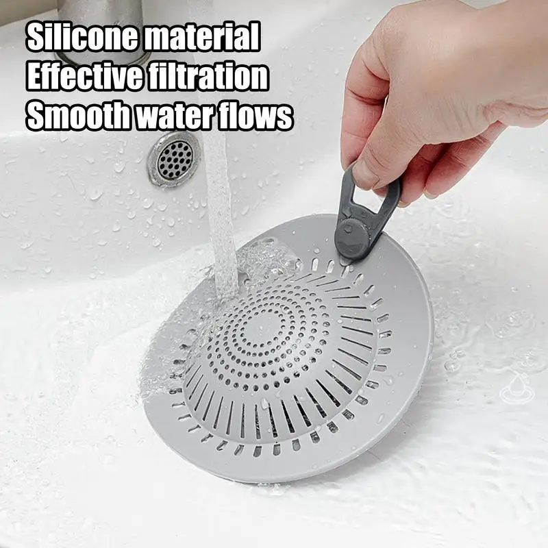 Silicone Drain Cover Bathtub Drain Stopper Kitchen Sink Hair Stopper For Balcony Hotel Bathroom Filter Accessories
Silicone Drain Cover Bathtub Drain Stopper Kitchen Sink Hair Stopper For Balcony Hotel Bathroom Filter Accessories