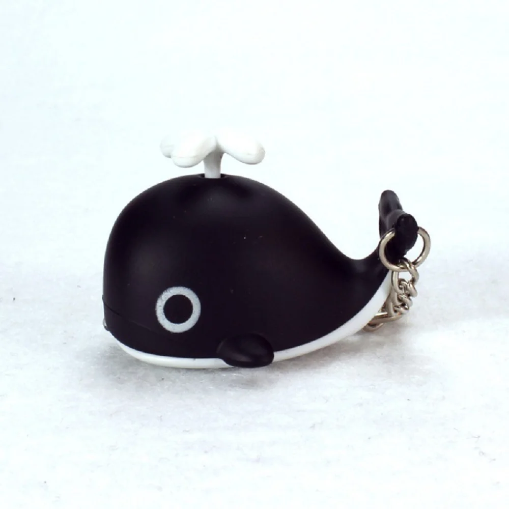 Sounds Light Sea Whale Keychain Luminous Flashlight LED Whale Keyring with Sound Metal Rings Animal LED Keychain Bag Pendant
Sounds Light Sea Whale Keychain Luminous Flashlight LED Whale Keyring with Sound Metal Rings Animal LED Keychain Bag Pendant