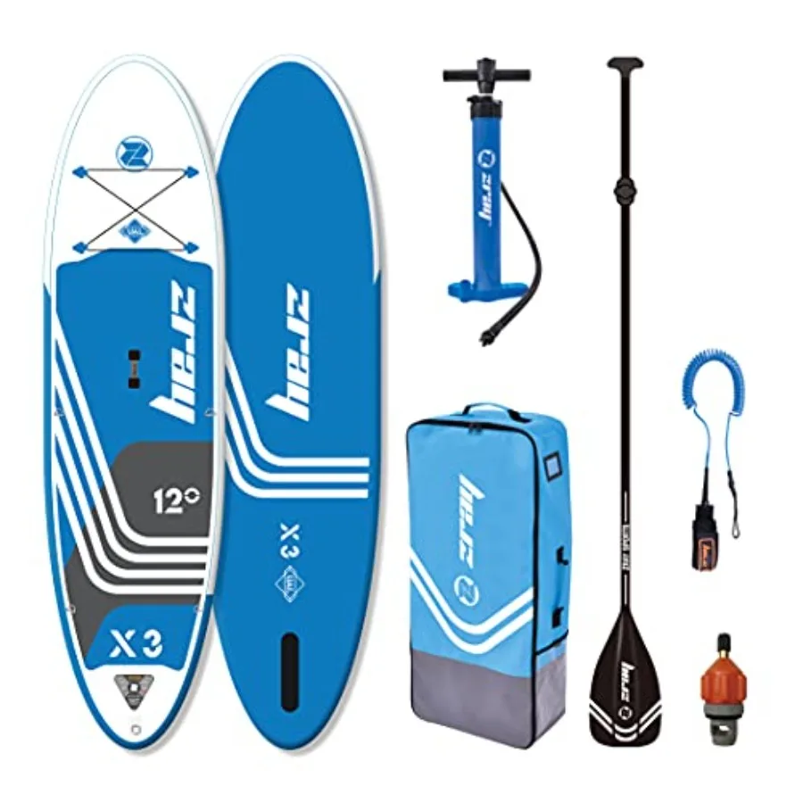 Outdoor sport inflatable SUP board kit PVC material blue/white 12 ft X-Rider Epic X3 with Ultimate Agile Light Technology for a
Outdoor sport inflatable SUP board kit PVC material blue/white 12 ft X-Rider Epic X3 with Ultimate Agile Light Technology for a