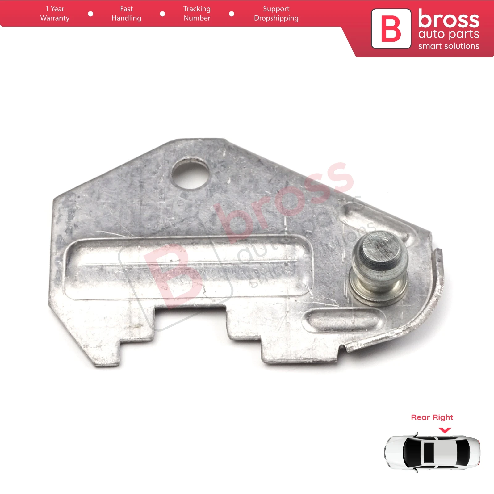 Bross Auto Parts BWR5007 Electrical Power Window Regulator Clip, Metal, Connection Sheet Right Doors for Vauxhall Opel Vectra
Bross Auto Parts BWR5007 Electrical Power Window Regulator Clip, Metal, Connection Sheet Right Doors for Vauxhall Opel Vectra