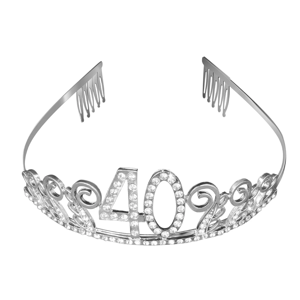 40th Birthday Crowns FRCOLOR Birthday Crystal Rhinestone Dance party Headband Hair Combs Pin for Women's
40th Birthday Crowns FRCOLOR Birthday Crystal Rhinestone Dance party Headband Hair Combs Pin for Women's