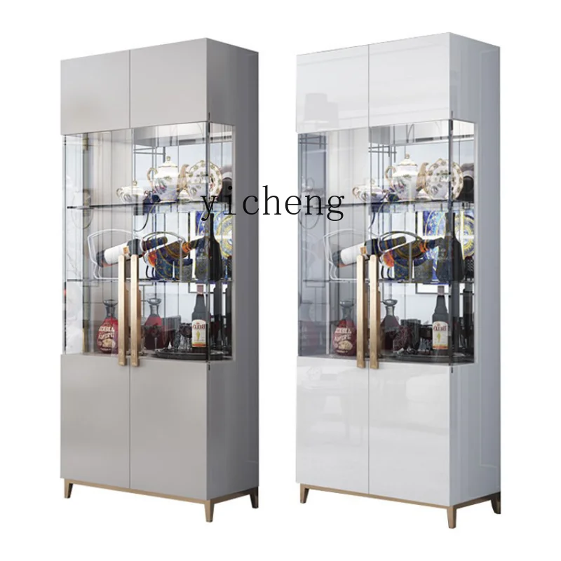 ZF Light Luxury Glass Door Wine Cabinet Display Modern Minimalist Double Door Wall Living Room Locker
ZF Light Luxury Glass Door Wine Cabinet Display Modern Minimalist Double Door Wall Living Room Locker