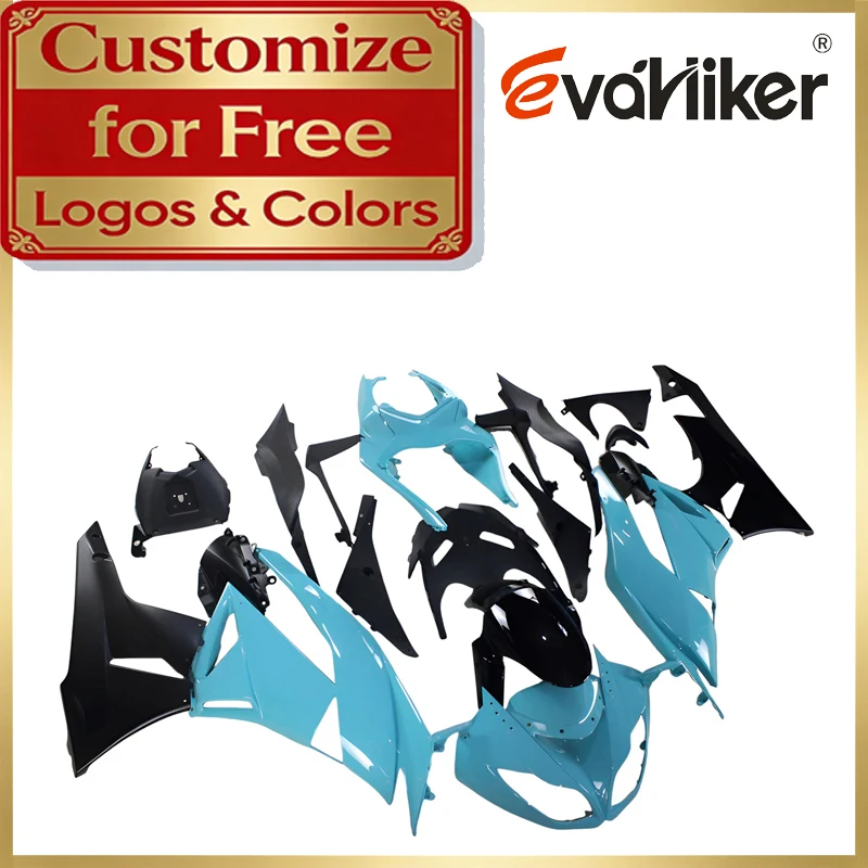 Full Fairing Kit ZX-6R 2009 2010 2011 2012 ZX6R 09 10 11 12 ABS Plastic For Kawasaki Injection Mold Light Blue Custom Color
Full Fairing Kit ZX-6R 2009 2010 2011 2012 ZX6R 09 10 11 12 ABS Plastic For Kawasaki Injection Mold Light Blue Custom Color