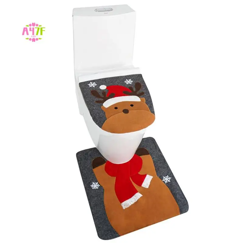 A47F-Christmas Toilet Seat Cover And Rug Set Christmas-Decoration Bathroom Snowman Style Durable Easy Install Easy To Use
A47F-Christmas Toilet Seat Cover And Rug Set Christmas-Decoration Bathroom Snowman Style Durable Easy Install Easy To Use
