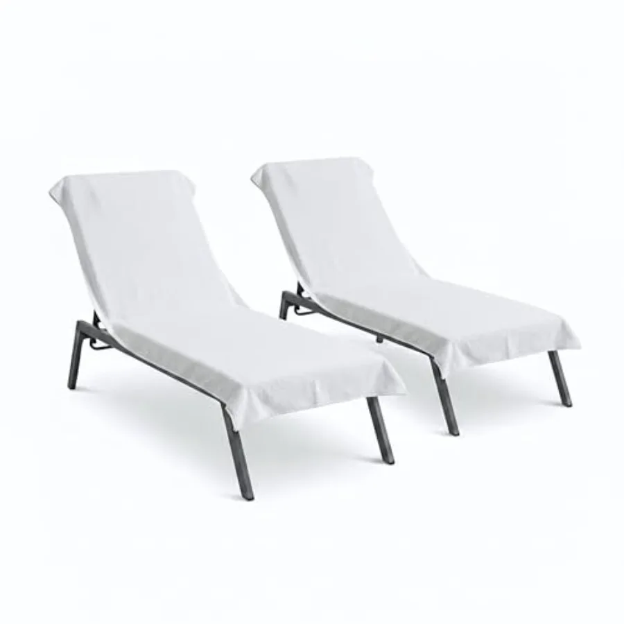 Pack Luxury Chaise Lounge Chair Cover Towel 00% Plush Turkish Combed Cotton 30x85 White 500 GSM Absorbent Quick-Dry Fitted Pock
Pack Luxury Chaise Lounge Chair Cover Towel 00% Plush Turkish Combed Cotton 30x85 White 500 GSM Absorbent Quick-Dry Fitted Pock