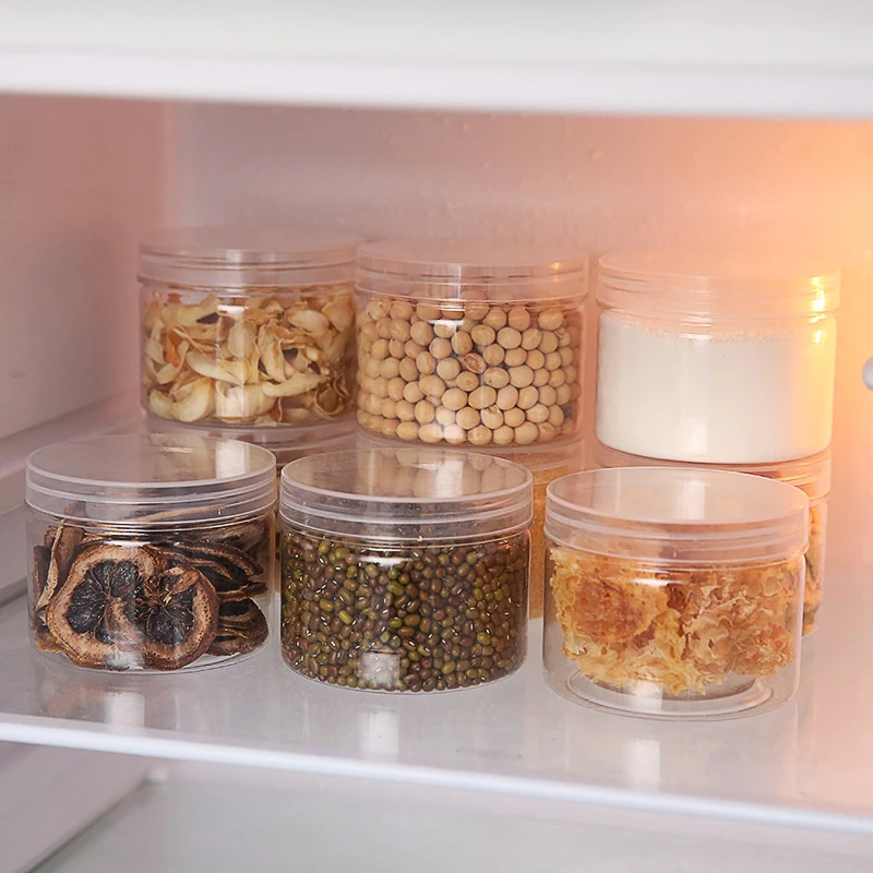 Clear Food Storage Container With Lid Plastic Sealed Candy Nut Box Food Cosmetics Storage Jar Household Kitchen Organization
Clear Food Storage Container With Lid Plastic Sealed Candy Nut Box Food Cosmetics Storage Jar Household Kitchen Organization