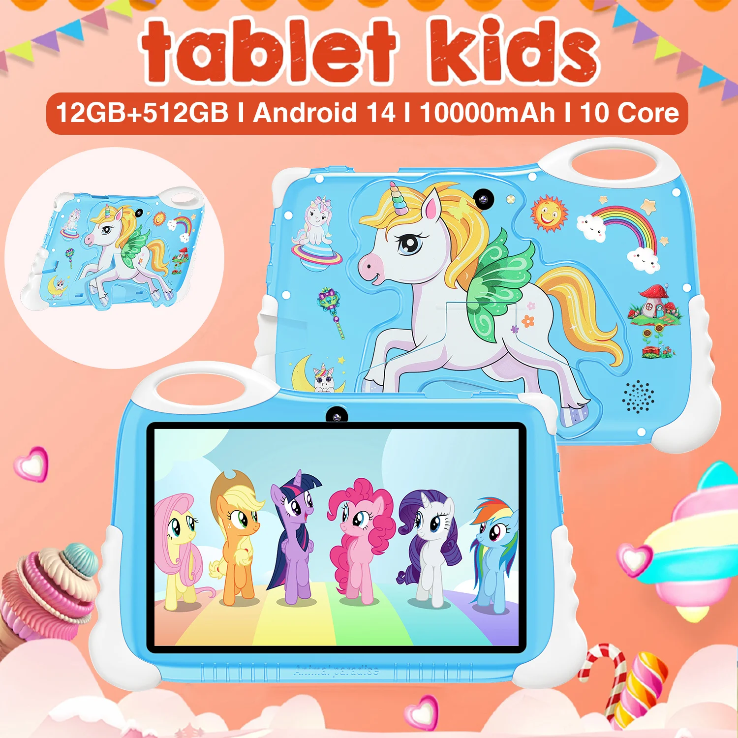 Hot sale Kid's Tablet Android14 7.1 HD Screen Snapdragon 888 8 Core Dual Card 12GB Memory 10000mAh 16MP+32MP
Hot sale Kid's Tablet Android14 7.1 HD Screen Snapdragon 888 8 Core Dual Card 12GB Memory 10000mAh 16MP+32MP