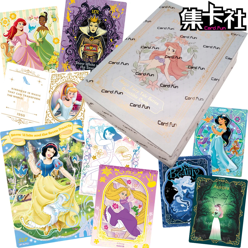 Official CARD.FUN Magic Fairy Tale Princess Collection Cards for Girls Q-version Cartoon Soft Cute Special-shaped Cards Fun Gift
Official CARD.FUN Magic Fairy Tale Princess Collection Cards for Girls Q-version Cartoon Soft Cute Special-shaped Cards Fun Gift